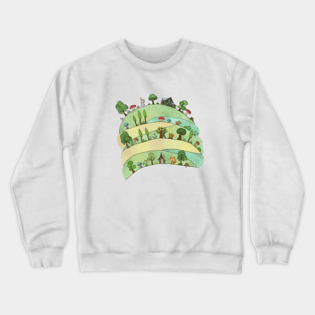 Waldland Crewneck Sweatshirt by Blumchen